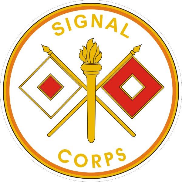 Signal Corps Plaque Decal