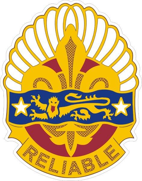 14th Transportation Battalion DUI Decal