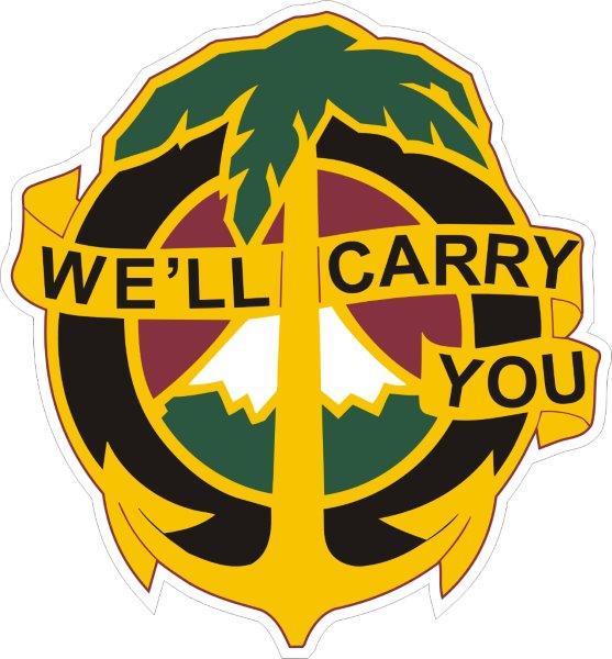 39th Transportation Battalion DUI Decal