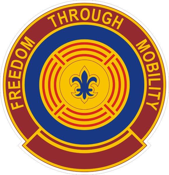 4th Transportation Command DUI Decal