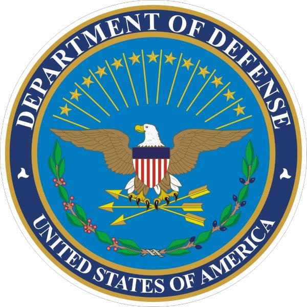 US Department of Defense decals/stickers/bumper stickers/labels. Click for pricing & designs