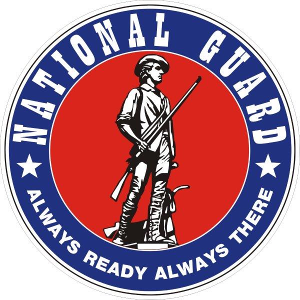 National Guard Emblem  Decal