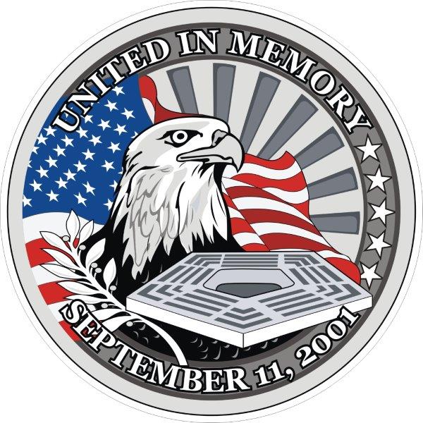 United In Memory Emblem Decal