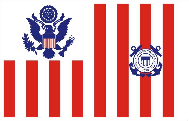 US Coast Guard Ensign Decal