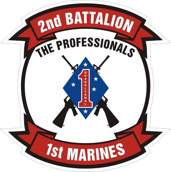 USMC Marine Corps 2nd Assault Amphibian Battalion Decal Sticker