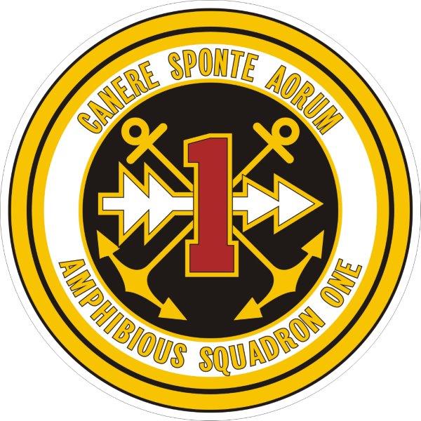 Amphibious Squadron One Emblem Decal