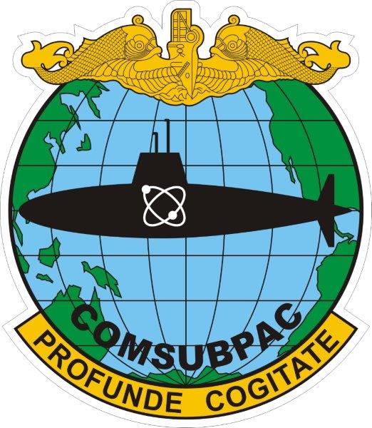 Commander Submarine Pacific Fleet Emblem Decal