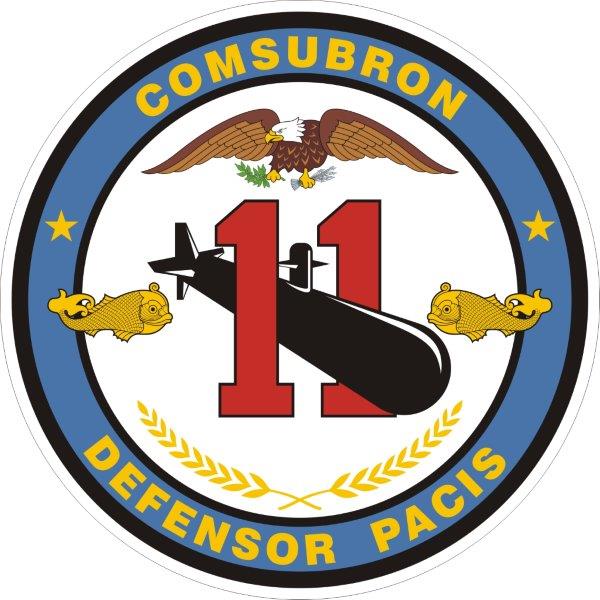 Commander Submarine Sq 11 Emblem Decal