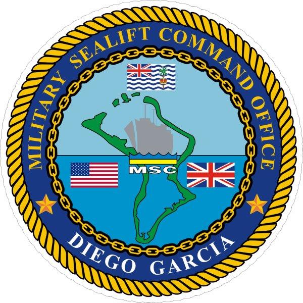 MSC Diego Garcia Office Emblem Decal