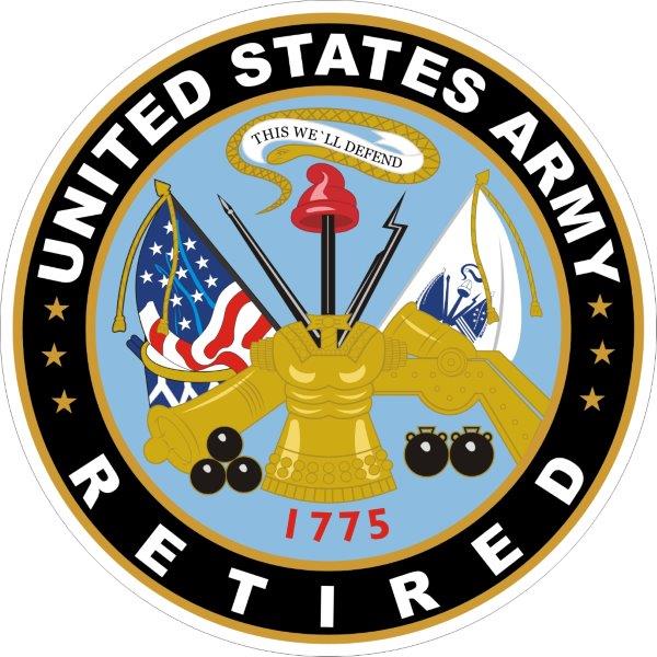 United States Army Retired Decal