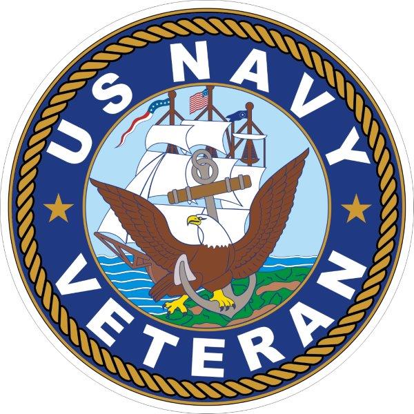 US Navy Veteran Decal