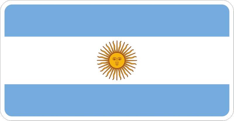 Argentina Flag Decal