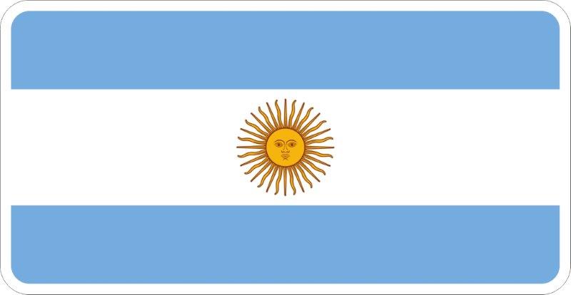 Argentina Flag Decal