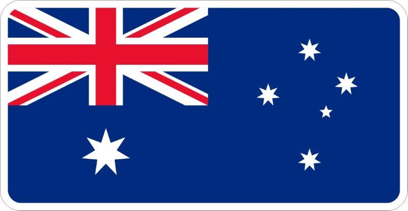 Australia Flag Decal