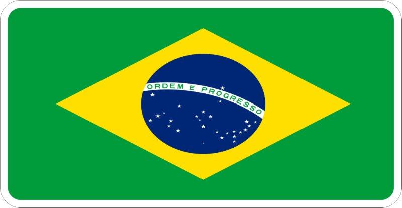 Brazil Flag Decal