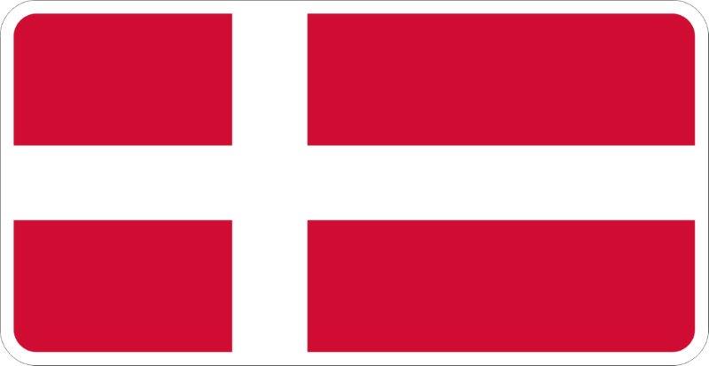 Denmark Flag Decal