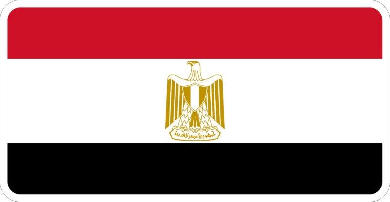 Egypt Flag Decal