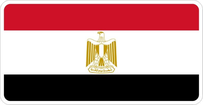 Egypt Flag Decal