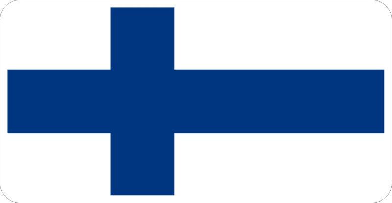Finland Flag Decal