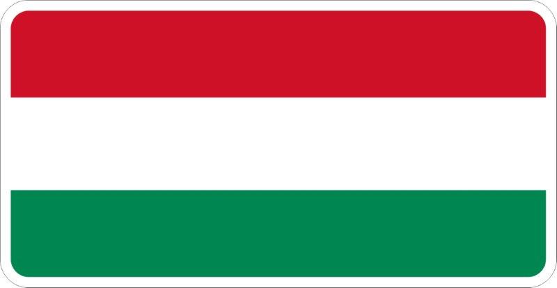 Hungary Flag Decal