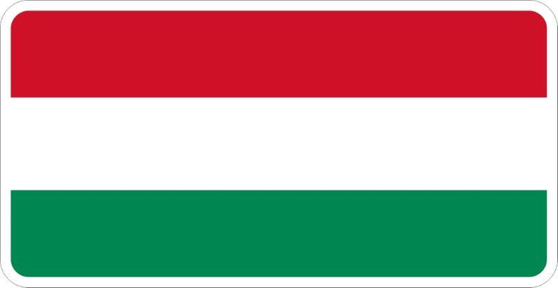 Hungary Flag Decal