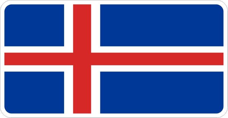 Iceland Flag Decal