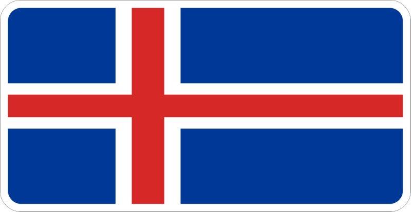 Iceland Flag Decal