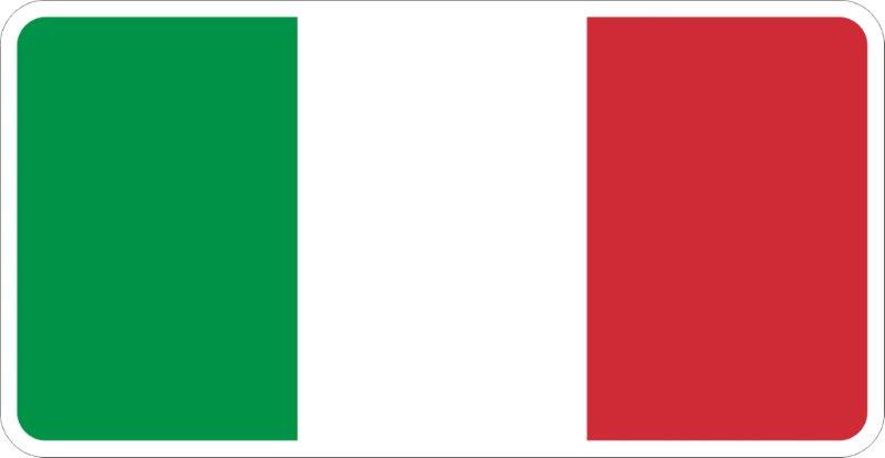Italy Flag Decal
