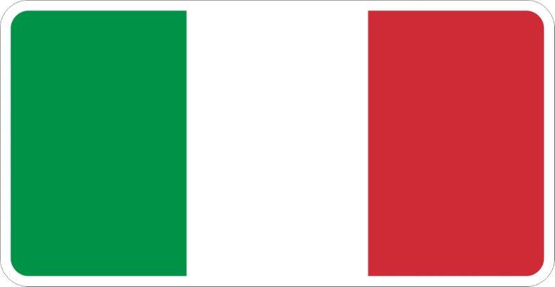 Italy Flag Decal