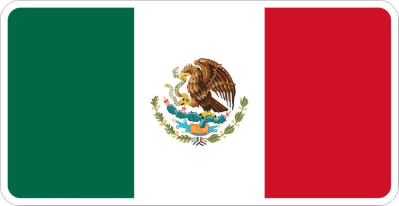 Mexico Flag Decal