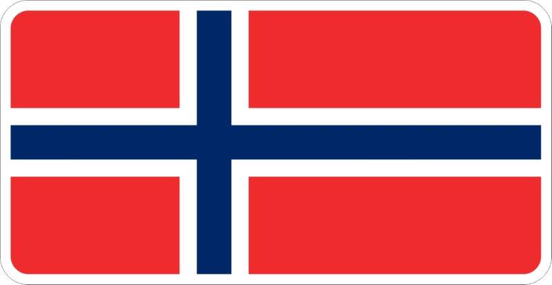 Norway Flag Decal