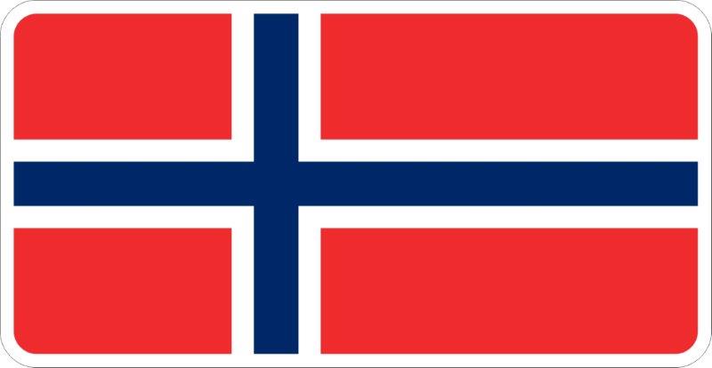 Norway Flag Decal