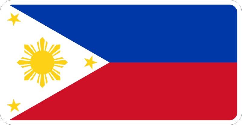 Philippines Flag Decal