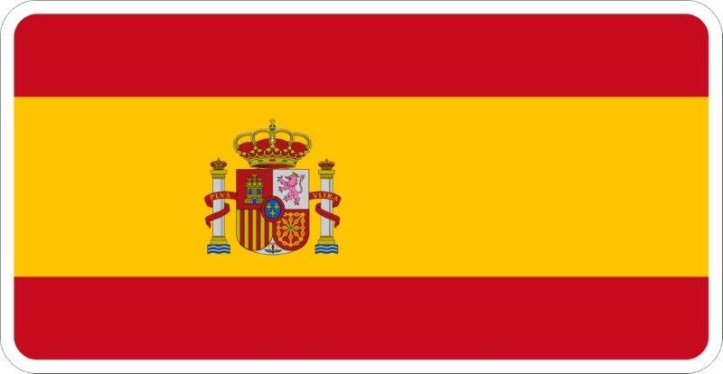 Spain Flag Decal