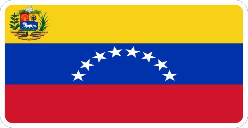 Venezuela Flag Decal